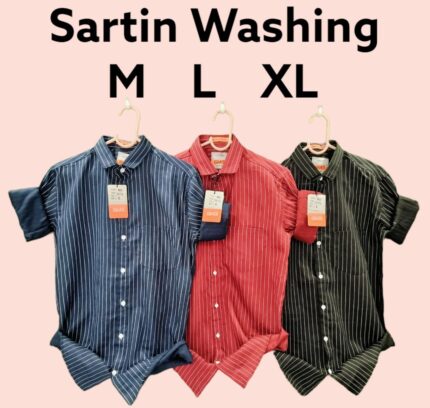 Full Sleeve  Checks Shirts , Wholesale Set 18pcs,Sku-Sw30