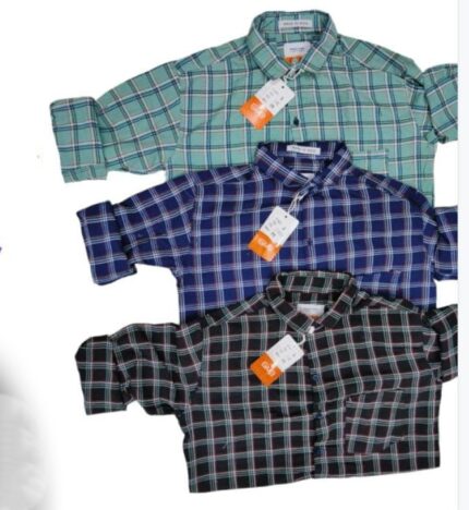 Full Sleeve Checks Shirts , Wholesale Set 18pcs,Sku-Sw60