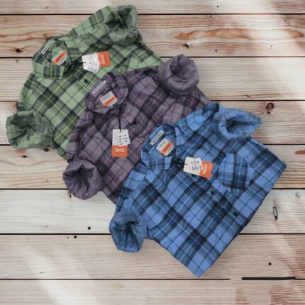 Full Sleeve  Checks Shirts , Wholesale Set 18pcs,Sku-Sw83