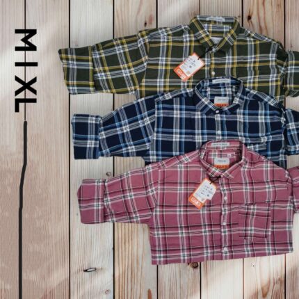 Full Sleeve  Checks Shirts , Wholesale Set 18pcs,Sku-Sw93