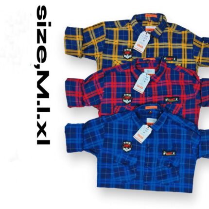 Full Sleeve  Checks Shirts , Wholesale Set 18pc,Sku-Sw103