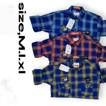 Full Sleeve  Checks Shirts , Wholesale Set 18pcs,Sku-Sw104