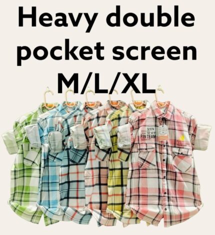 Full Sleeve  Checks Shirts , Wholesale Set 18pcs,Sku-Sw153