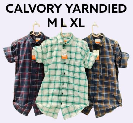 Full Sleeve  Checks Shirts , Wholesale Set 18pcs,Sku-Sw154
